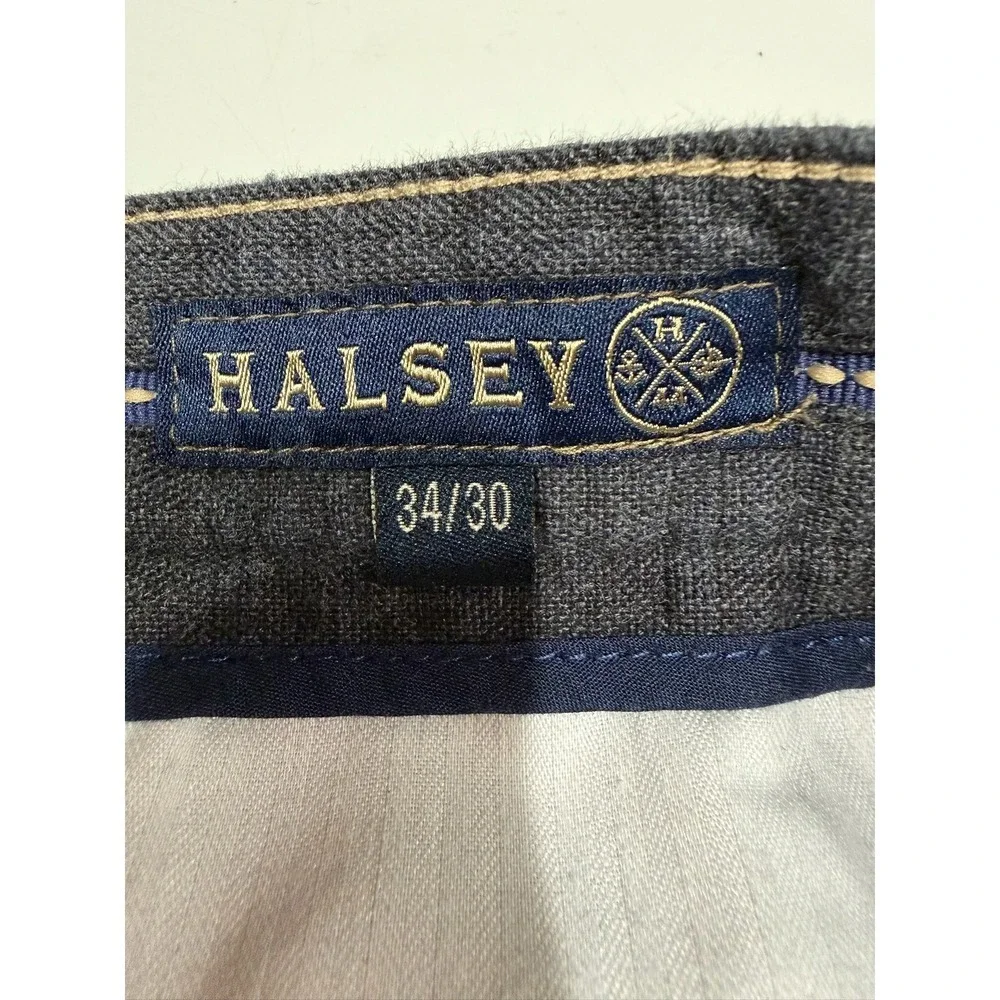 Halsey 44 Mens Stretch Chino Pants Charcoal Gray Straight Leg 34x28
